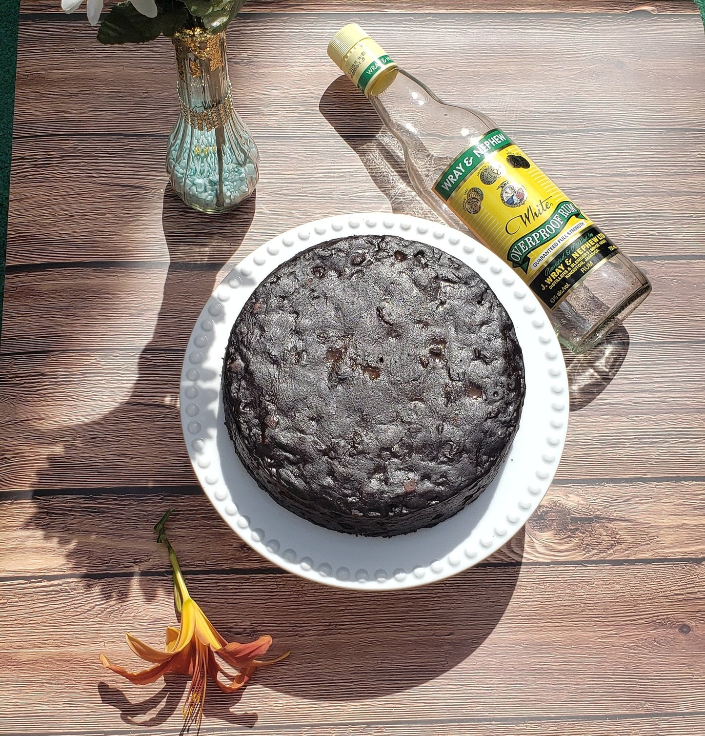 Caribbean Black Rum Cake 9 Inches