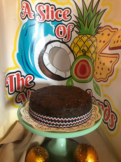 Caribbean Black Rum Cake 9 Inches