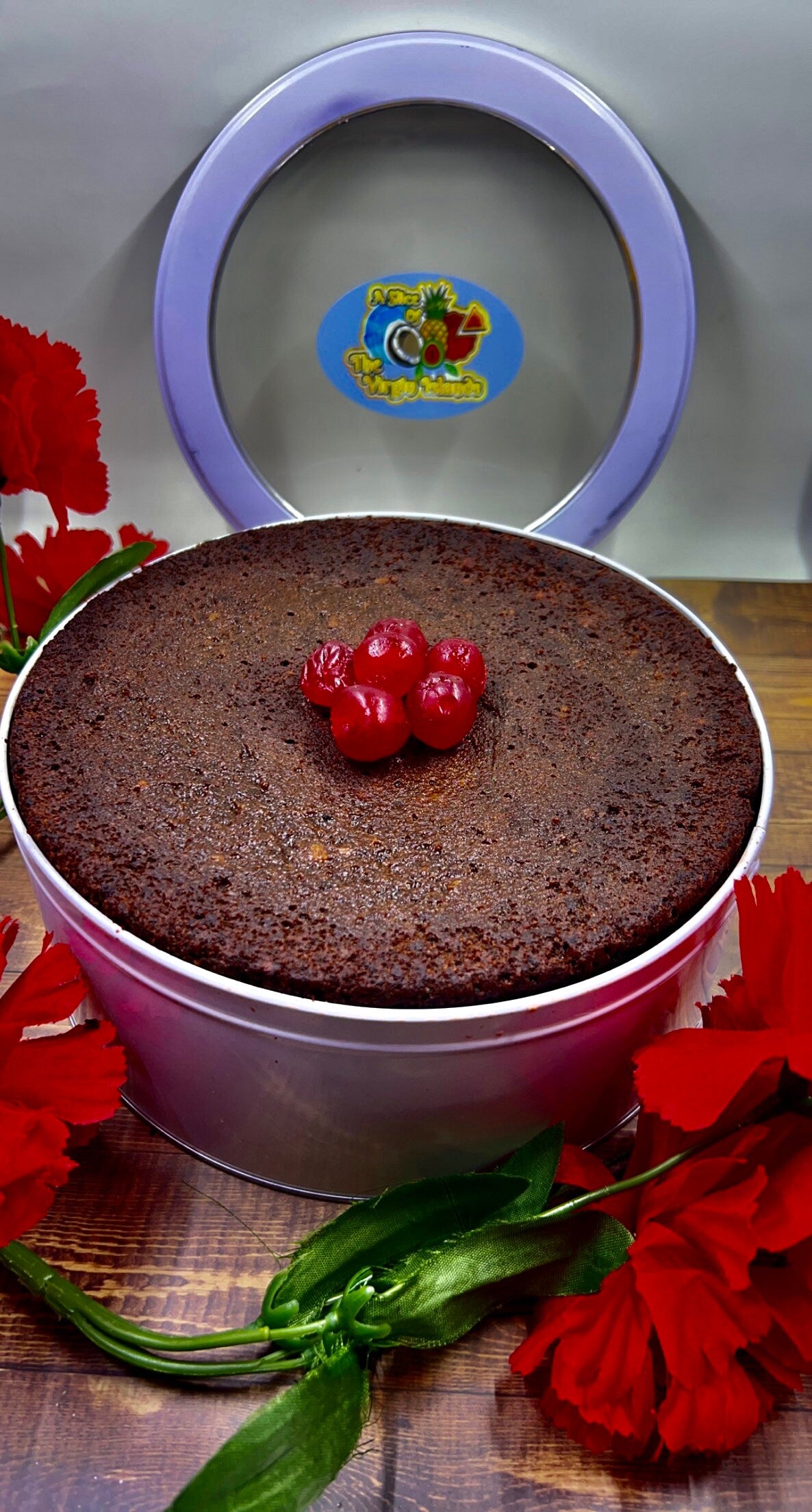 Caribbean Black Rum Cake 9 Inches