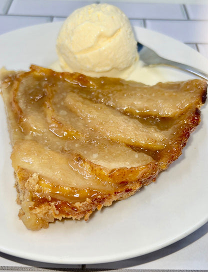 Almond Pear Tart 9 inch (Regular or Vegan)