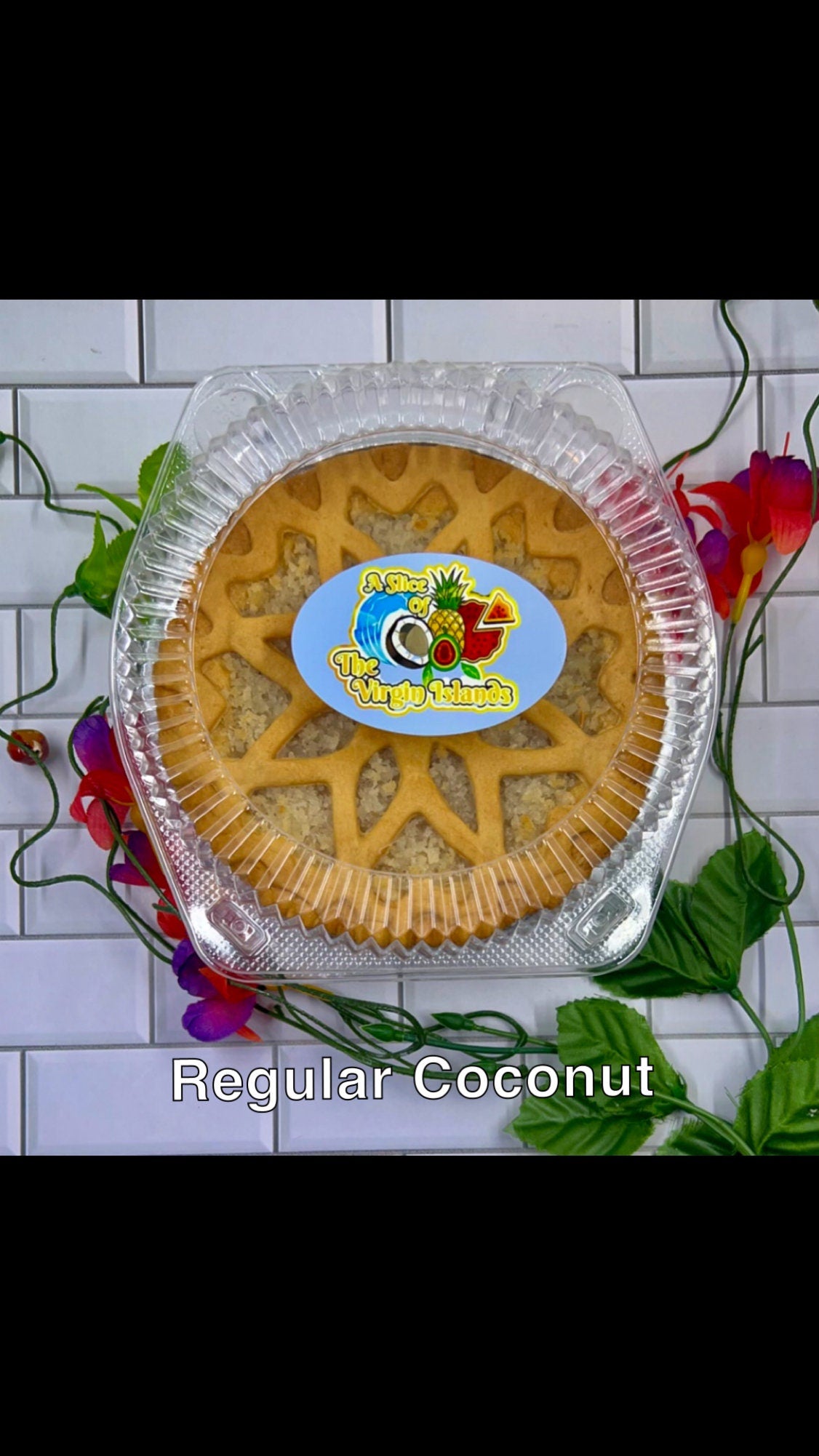 Virgin Islands Coconut Tart 6inch