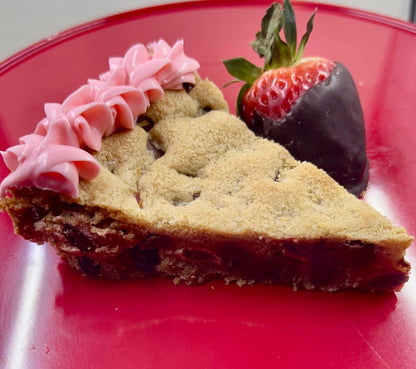 Chocolate Chip Valentine Cake