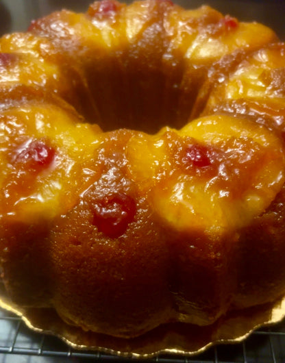 Pineapple Upside Down Bundt Cake