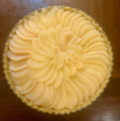 Almond Pear Tart 9 inch (Regular or Vegan)