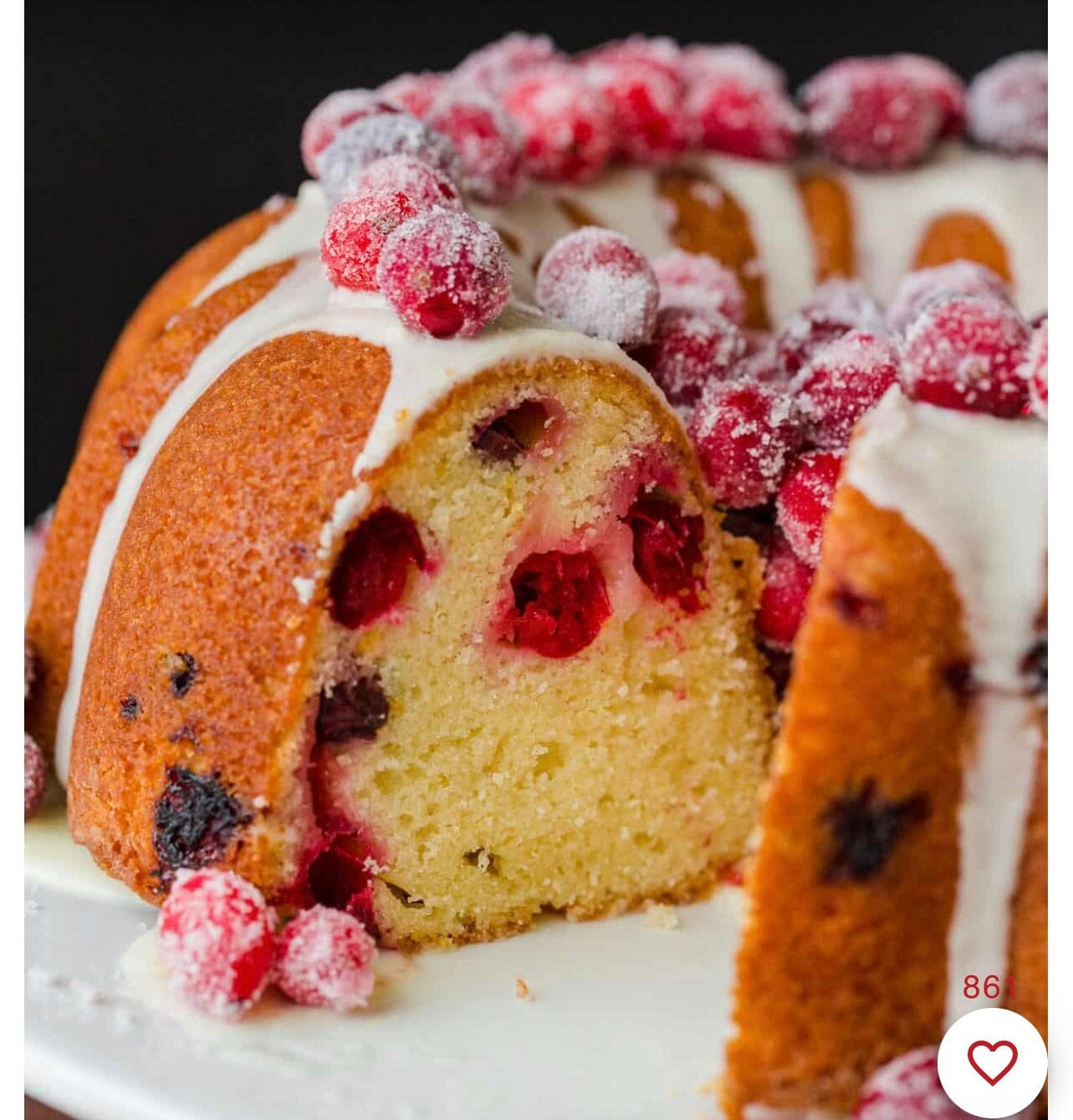 Cranberry Orange Bundt Cake