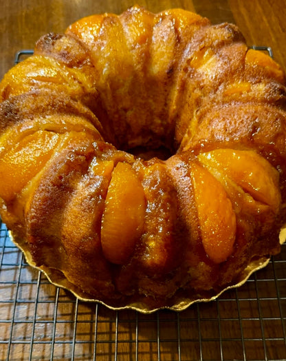 Peach Cobbler Bundt Cake