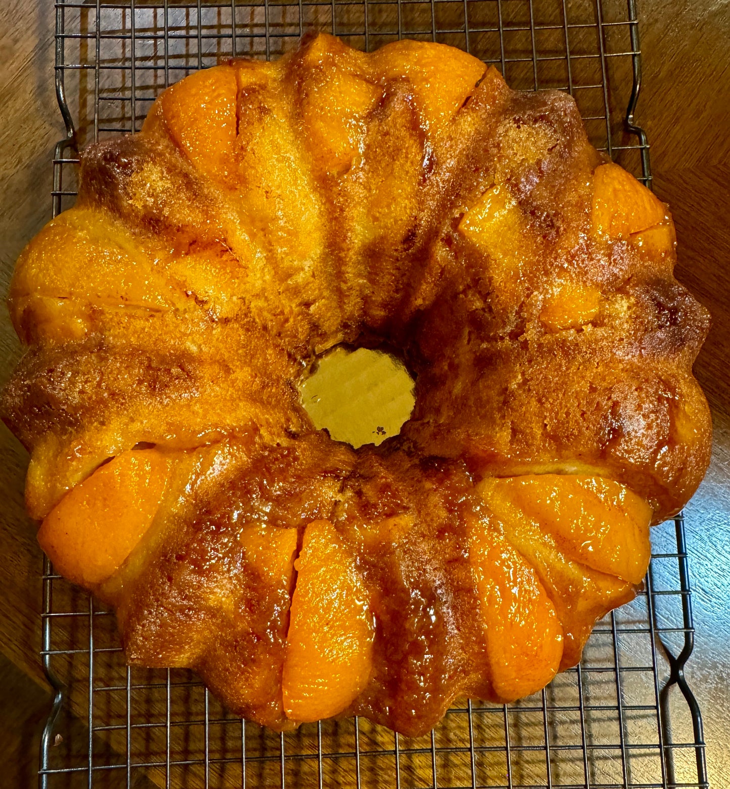 Peach Cobbler Bundt Cake