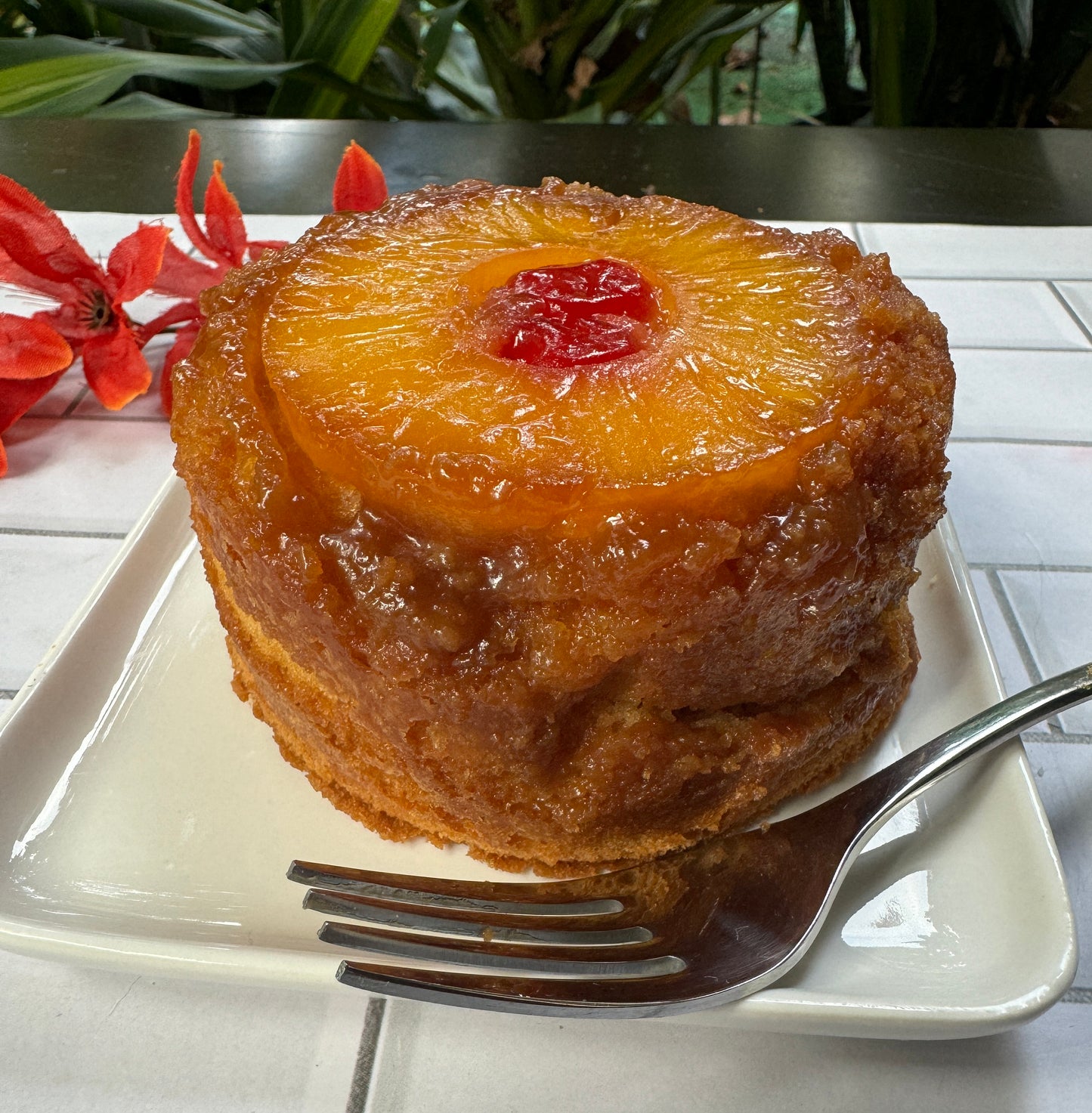 Mini Pineapple Upside Down Cake ( 4 Cakes)