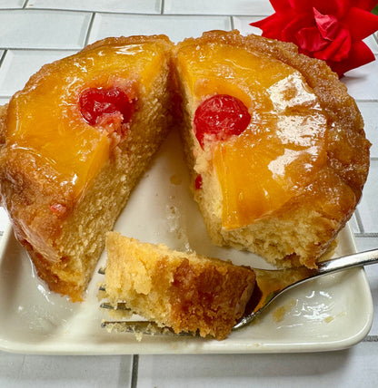 Mini Pineapple Upside Down Cake ( 4 Cakes)