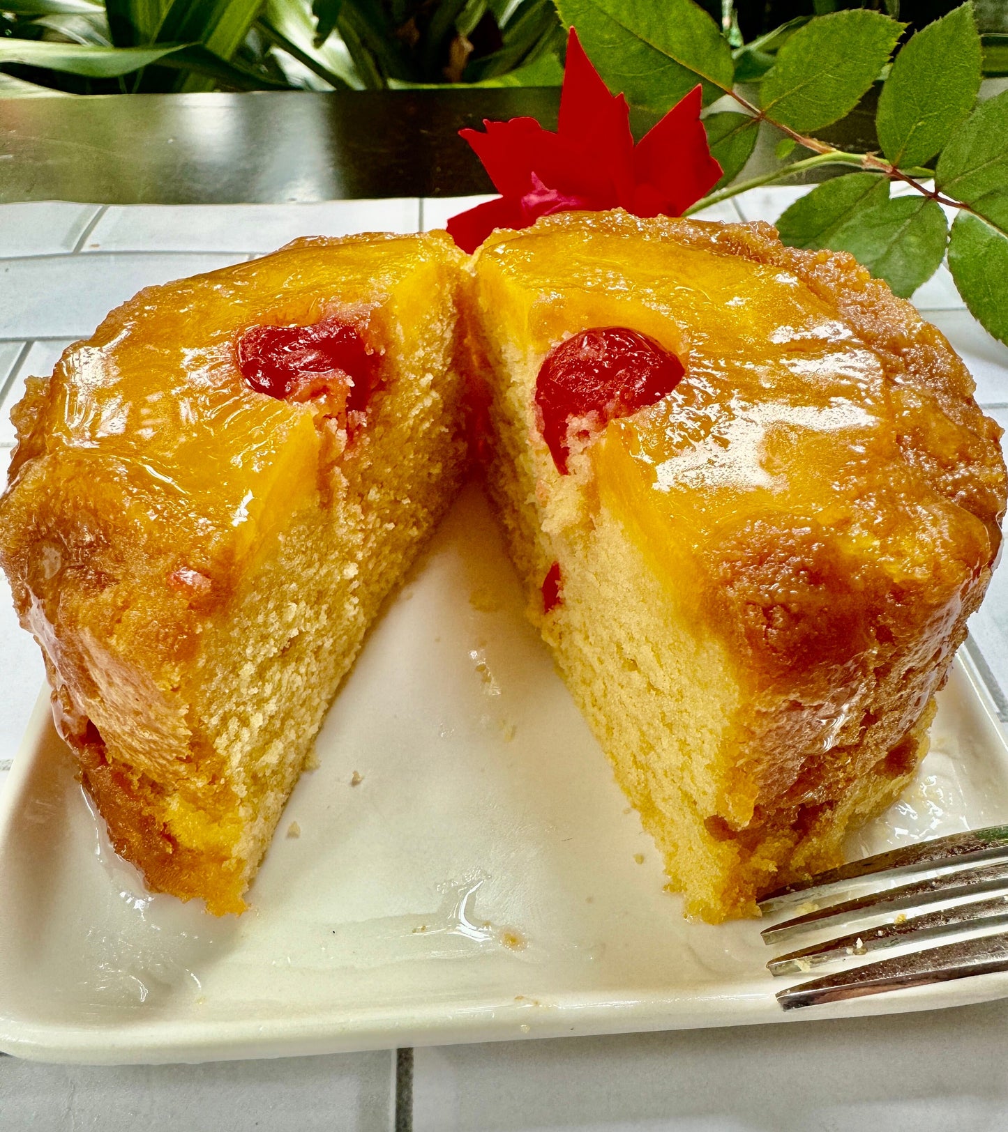 Mini Pineapple Upside Down Cake ( 4 Cakes)