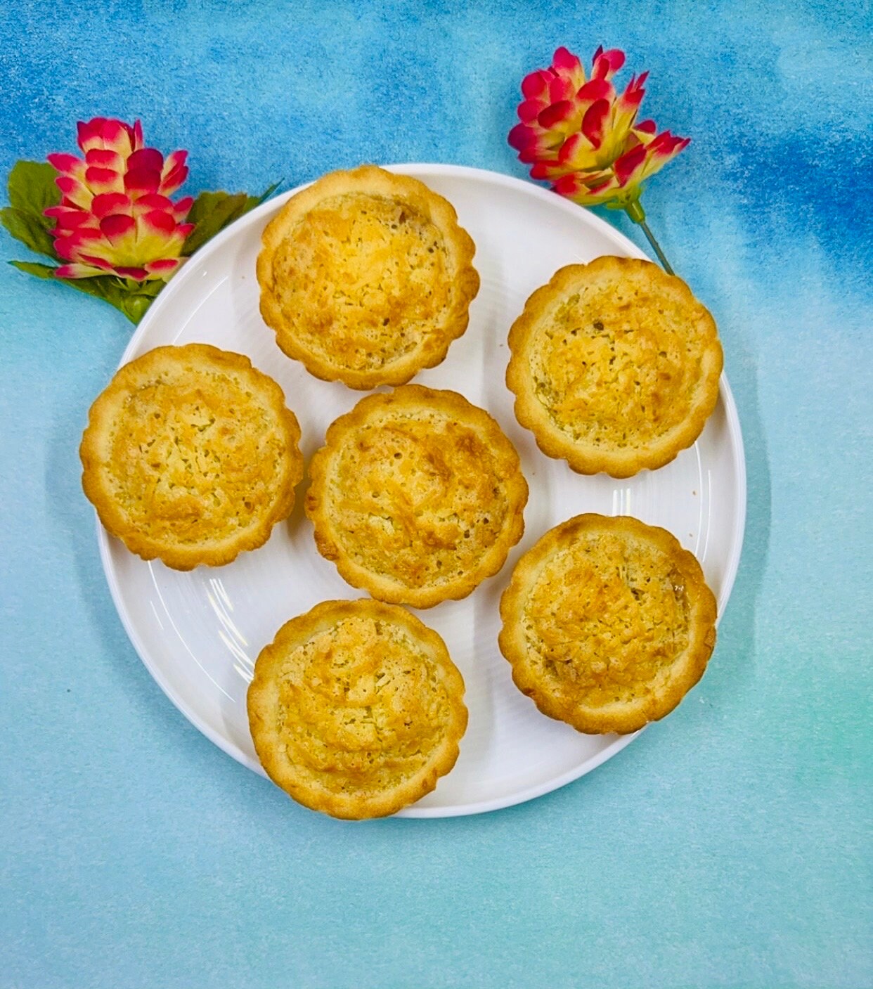 Scottish Coconut and Raspberry or  Strawberry Jam Tarts (includes 6 tarts)