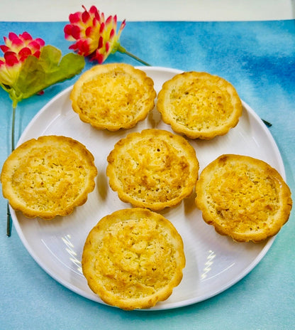 Scottish Coconut and Raspberry or  Strawberry Jam Tarts (includes 6 tarts)